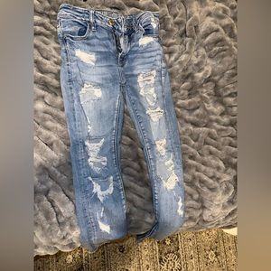 American Eagle Ripped Skinny Jeans